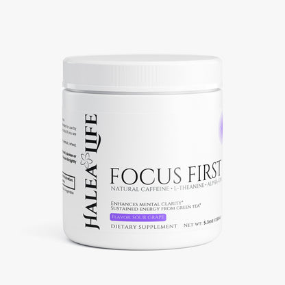 Focus First Sour Grape | Cognitive Focus & Energy Formula