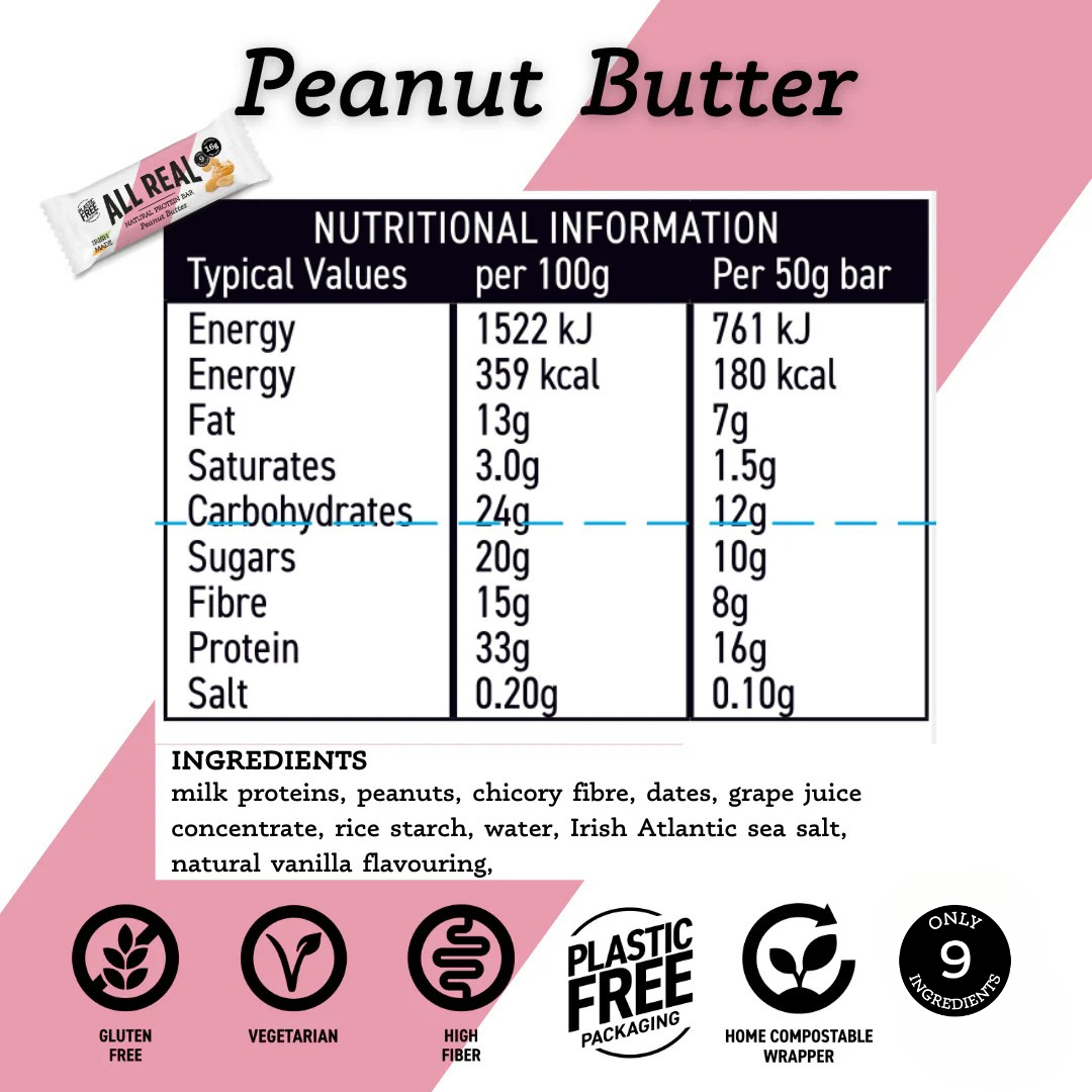 Peanut Butter Protein Bar (x12)