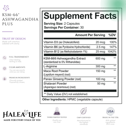 KSM-66 Ashwagandha Plus Capsules