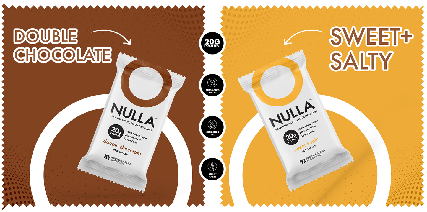 Nulla Protein Bar Box of 12