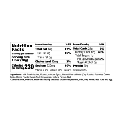 Nulla Protein Bar Box of 12